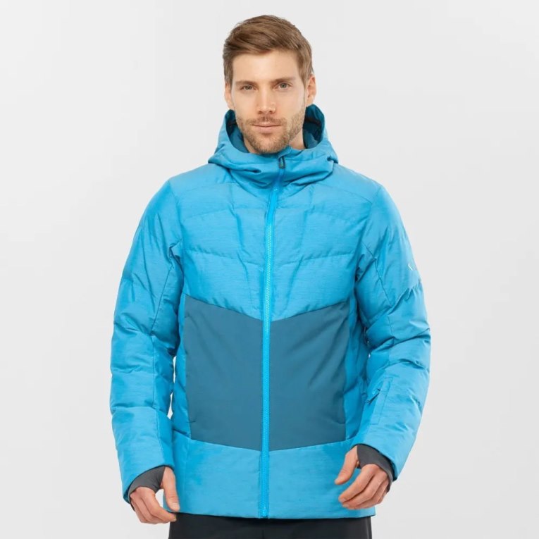 Chaquetas De Esquí Salomon Snowshelter Insulated Hombre Turquesa | MX AXEP271